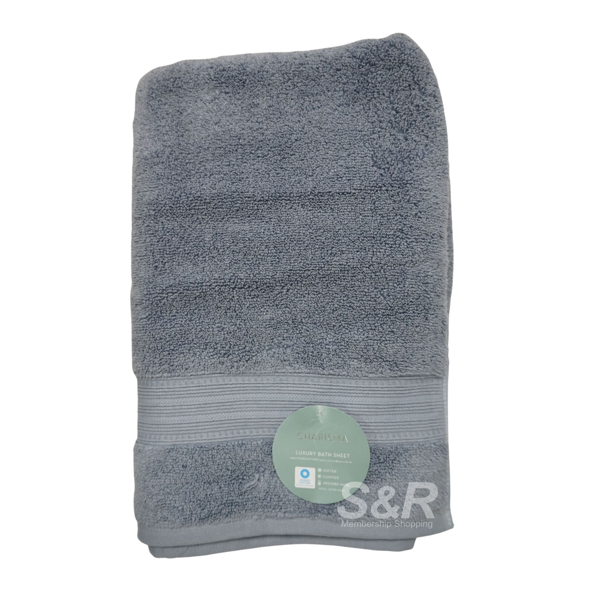 Charisma Luxury Bath Set Grey 35x70in